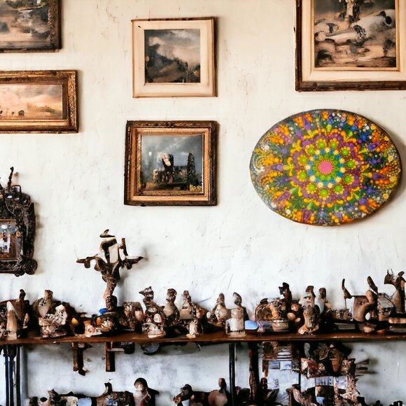 Acrylic on wood original - Picture 3 of 7